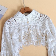 3YY Fringe Collar Lace Top - Stylish Women’s Fashion