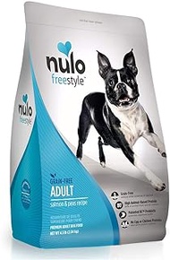 Nulo Grain Free Dog Food: All Natural Adult Dry Pet Food For Large And Small Breed Dogs (Salmon, 4.5Lb)