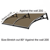 🔥Menanggung beban 200KG🔥Bumbung awning awning roof outdoor awining roof awning rumah aluminium polik