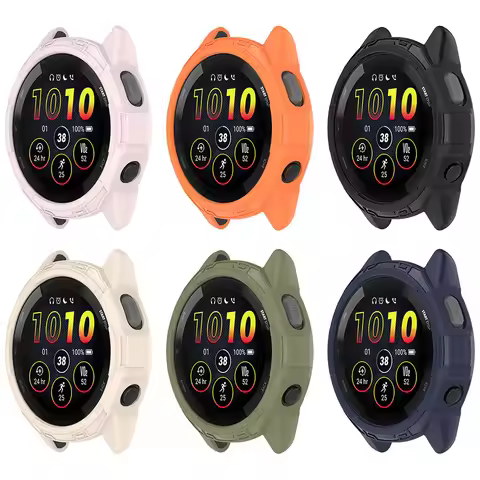 TPU Case Shockproof Protection Cover Anti-scratch Bumper Sleeve Shell Anti-Drop for Garmin Forerunne