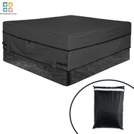 Hot Tub Cover 210D Oxford Spa Covers Waterproof Hot Tub Cover Protector Fade Resistant Hot Tub Hard 