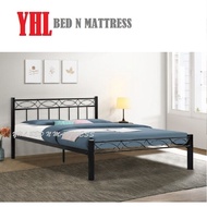 YHL Liilis Queen Size Metal Bedframe / Double Metal Bed (Mattress Not Included)