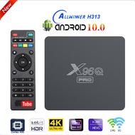 New X96Q PRO Android 10.0 TV Box Allwinner H313 Quad Core  1080P 4K HD 1GB 8GB 2GB 16GB Smart Media Player Set Top Box