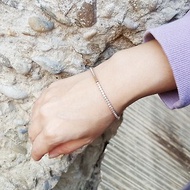 Rose Gold Rectangle point Single Line Flexible Bangle Bracelet