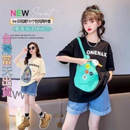 Taiwan Shipping Bags Clothes Express Box Pockets T-Shirt Hong Kong Style Street Wear Fun Zipper Unis