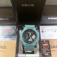 GA-2300 Green-Blue Analog Digital Watch Premium 1.1