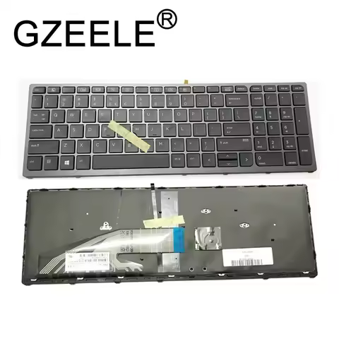 AR/RU/US Keyboard for HP ZBOOK 15 G3/15 G4 ZBOOK 17 G3/17 G4 9Z.NCGBC.001 NSK-C87C 01 with frame Bac