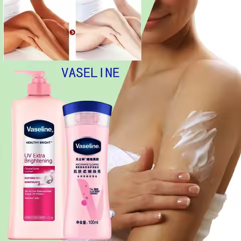 100ml/400ML Vaseline Body Lotion Whitening Moisturizer for Chicken Skin Treatment Brightening Skin C