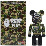 ❤里昂玩具部❤現貨日版 全新 Be@rbrick 超合金 ABC CAMO SHARK 200% BAPE 初代迷彩鯊魚