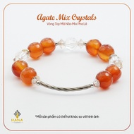 Vòng tay thiết kế Carnelian Opalite -  Cân bằng sáng suốt và động lực trong cuộc sống.