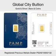 PAMP 1 gram Gold Bar - Fortuna Design