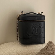 Chanel vintage黑金化妝包