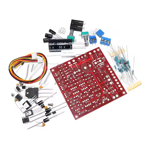0-30V 2mA-3A DC Regulated Power Supply Kit 0-100V Voltmeter Continuously Adjustable Current Limiting