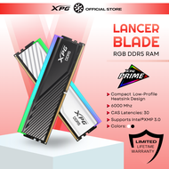 ADATA RAM DDR5 LANCER BLADE RGB 6000MHZ (XPG) BLACK/WHITE - 16GB/32GB