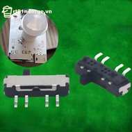 ge 10Pcs 4 Pin Mini Slide Switch On-OFF 3Position Micro Slide Toggle Switch Miniature Horizontal Sli