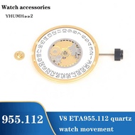 955.112 Movement V8 ETA955.112 955112 Quartz Watch Movement with Calendar Plate High-Precision Mechanical Watch Movement Replacement