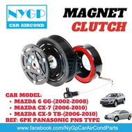MAZDA 6/CX9/CX7 COMPRESSOR MAGNET CLUTCH 6PK 🆕BRAND NYGP🆕 NYGP