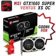 default MSI GTX 1660 SUPER VENTUS XS OC Graphics Card GDDR6 6GB Video Cards GPU 192Bit NVIDIA RTX1660 PCIE3.0 Core Clock 1815 Mhz New