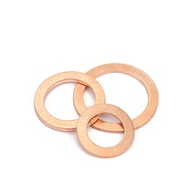 (A)Copper flat gasket, marine watch flat gasket, sealing gasket, pure copper metal screw flat gasket