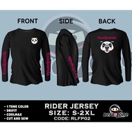 ✎▧℡RLFP02 Rider Jersey Food Panda
