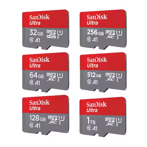 Original Sandisk Memory Card 32GB 64GB 128GB 256GB 512GB 1TB TF micro sd card C10 U1 A1 flash card M