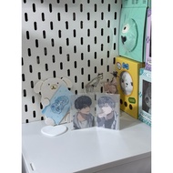 [real photo] Double frame for displaying photocards, card size with rounded corners 6x9