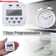 VORTEX Time Relay 7 Days Programmable Rechargeable Battery Digital Timer