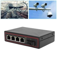 HEEPDD Yunseity Industrial Ethernet Switch  4 Port 10 100M Gigabit SFP Optical with Auto Negotiation