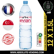 [CARTON] EVIAN Mineral Water 1.5L X 12 (BOTTLE) - FREE DELIVERY WITHIN 3 WORKING DAYS!