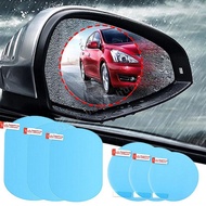 Car Rearview Mirror Rainproof Sticker Clear Reversing Mirror Rain Proof Anti Fog Waterproof Membrane Film Practical Car Accessories