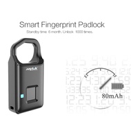 2023 NEW Electronic Padlock Fingerprint Lock B Rechargeable Smart Keyless Security Locker Home Luggage Doitory Door Lock