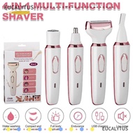 EUCALYTUSSG Epilator, 4 in 1 Cordless Electric Hair Remover, Convenient Plastic Shaving|Underarm Bod