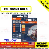 EX5 (KUNING)(H6M 12V 35/35W)  LAMPU DEPAN/ BIKE FRONT BULB H6M 12V 35/35W P15D-25-1