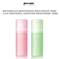 Glowsophy Watermelon Brightening Moisturizer & Glowsophy Cica Panthenol Sooting Moisturizer