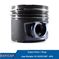 Baificar Brand New 4 X Engine Piston + Rings 68029435AA For Jeep Wrangler JK 2.8CRD 2007 - 2018