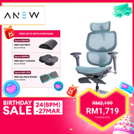 ANEW Aura Ergonomic Chair with Seat Backrest and Adjustable Lumbar | Kerusi Office Gaming Chair