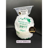 [PLK CNHKFHGV 127] Mangkuk Plastik / Disposable PP Plastic Bowl 30(4) / 32(5) / 75(6) Party Bowl / D