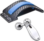 JEMICA Back Stretcher, Multi-Level Massage Stretcher Device Support 3 Different Height Level Adjusta