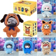 Naruto Plush Toys Top Toy Eaki Blind Box Kakashi Action Figure Sasuke Keychain Pendant Ornaments Mov