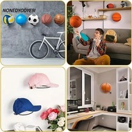 NONEDYODYE9I Sports Ball Display Stand, Wall Mounted Metal Basketball Display Rack,  Space Saving Du