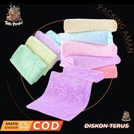 60x30cm Soft Microfiber Face Towel, Bear Pattern, Multifunctional