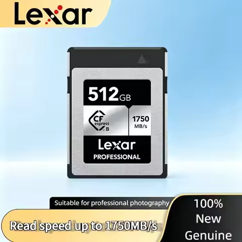 Original Lexar 128GB 256GB 512GB Card Silver B Type CFexpress Memory Card Digital Express CF for RAW