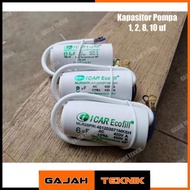 MENDADAK PROMO Kapasitor Bulat Icar Ecofill 1 1,5 1 uf ORI Pompa Air