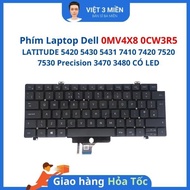 DELL LATITUDE 5420 5430 5431 7420 7520 7530 Precision 3470 3480 ZIN Key - WITH LED 0MV4X8 0CW3R5