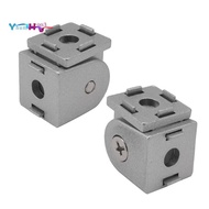 2 Pcs Aluminum Alloy Pivot Joint for Aluminum Extrusion Profile 2020 Series Flexible Pivot Joint 202