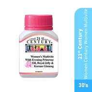 21ST CENTURY Women Multivite 30's with Evening Primrose Oil, Epo Supplement, Royal Jelly VIDA Pharma