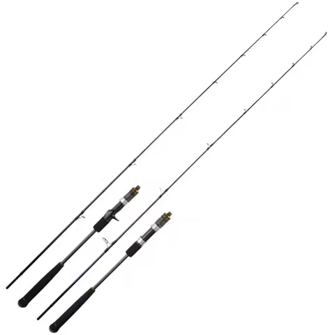 1.8/1.95m 6feet Solid Carbon Slow JIgging Rod Fuji guides strong MH offshore sea boat fishing Spanis