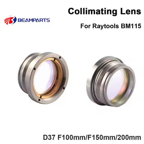 Fiber Laser Raytools BM115 Collimating & Focusing Lens D37 F100 F150 F200 with Lens Holder for Rayto