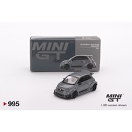 MINI GT 1/64 #995 ABARTH 595 LB-WORKS X ABAS WORKS GREY RHD