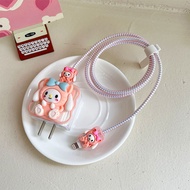 Raimondo Kartun Pengisi Daya Penutup Pelindung 20W Kabel Data Casing Lunak Transparan TPU Cocok Untu